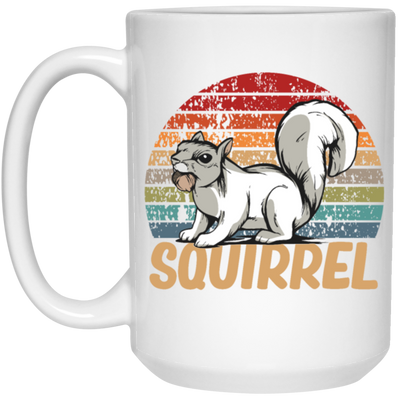 Vintage Squirrel Gift, Retro Squirrel, Best Of Squirrel Retro Style White Mug