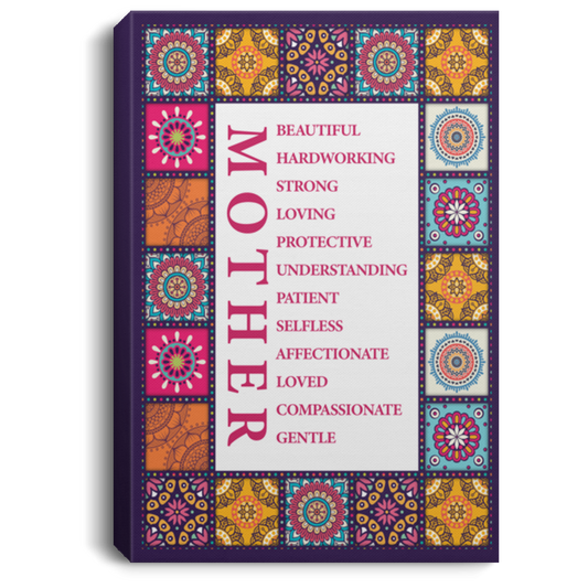 Mother Definition Canvas, Mother's Day Gift CB123 Canvas