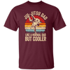 Jiu-Jitsu Dad Like A Normal Dad But Cooler Men Father Vintage Fighter Unisex T-Shirt