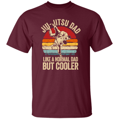 Jiu-Jitsu Dad Like A Normal Dad But Cooler Men Father Vintage Fighter Unisex T-Shirt