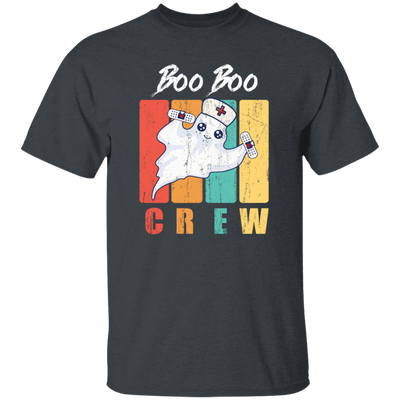 Retro Cute Boo, Boo Boo Crew Nurse Ghost Kawaii Halloween Costume Unisex T-Shirt