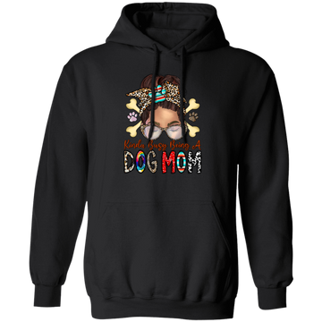 Dog Lover, Kinda Busy Being A Dog Mom, Best Dog Mom, Love Dog Like Mom Pullover Hoodie
