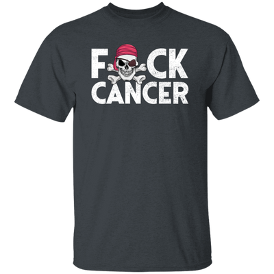 No Cancer, Pirate Cancer Survivor, Fuck Cancer, Healing Cancer Unisex T-Shirt