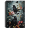 Whirlwind Of Ravens, Murder Of Crows, Skulls And Flowers, Splashes Of Surreal Colour, Thick And Dripping Oil Paint