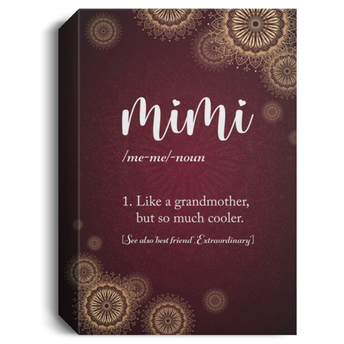 Love Mimi, Best Mimi Ever, Love Gift For Grandma, Mimi Gift CB122 Canvas