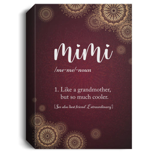 Love Mimi, Best Mimi Ever, Love Gift For Grandma, Mimi Gift CB122 Canvas