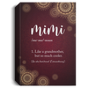 Love Mimi, Best Mimi Ever, Love Gift For Grandma, Mimi Gift CB122 Canvas