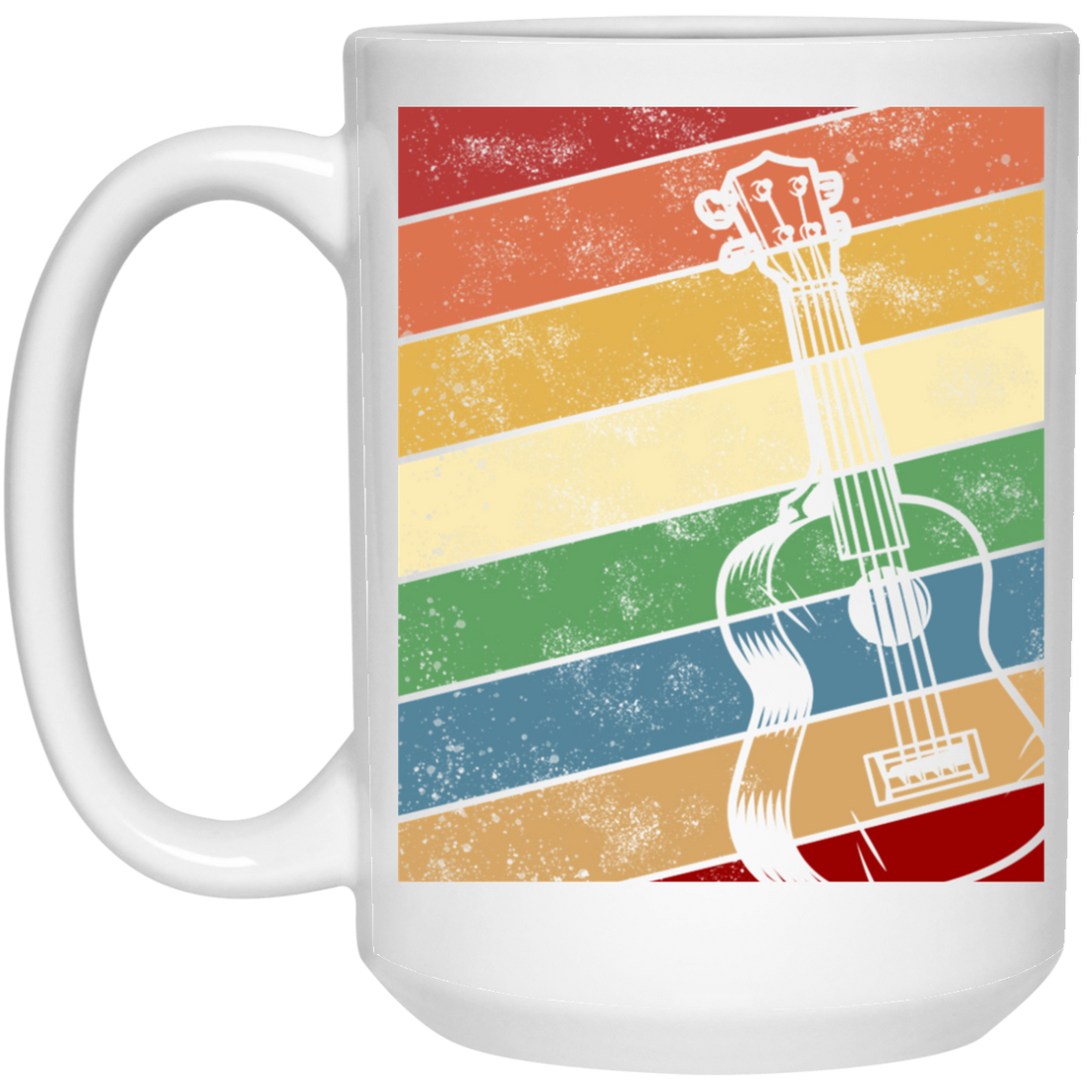 Guitar Bass Retro, Music Vintage, Love Music, Best Of Guitar White Mug