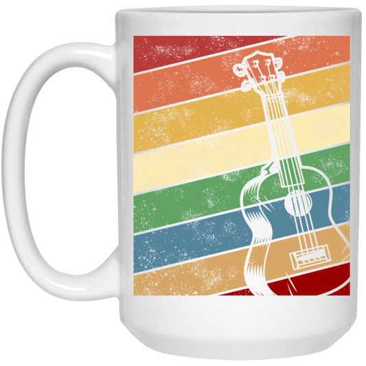 Guitar Bass Retro, Music Vintage, Love Music, Best Of Guitar White Mug