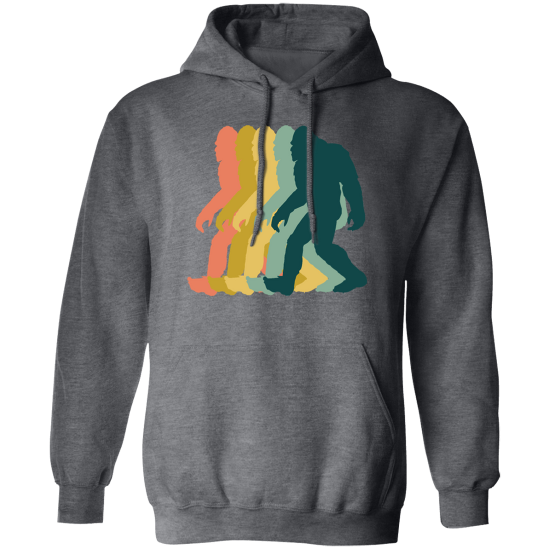 Vintage Bigfoot, Bigfoot Yeti Sasquatch Retro Design