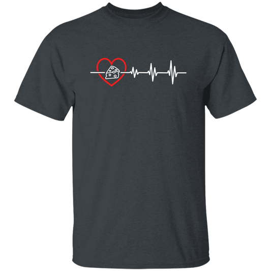 Cheese Lover, Best Food Is Cheese, Cheese Heartbeat, Love Cheese, Cheese And Heartbeat Unisex T-Shirt