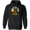 Grand Paw, Grandfather, Grandpa Gift, Retro Grandpa Pullover Hoodie