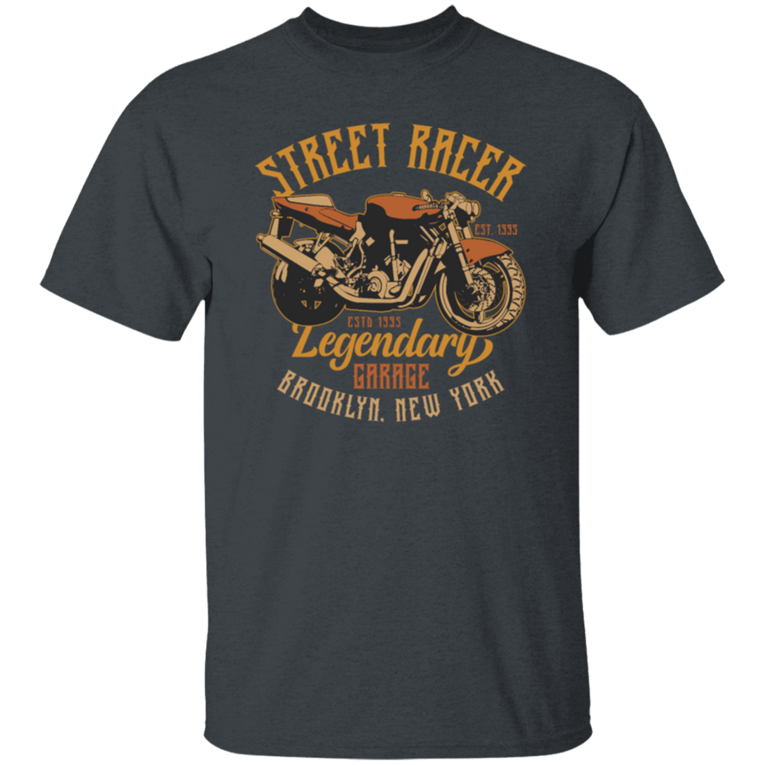 Saying Legendary Garage Brooklyn New York, Retro Street Bike Gift