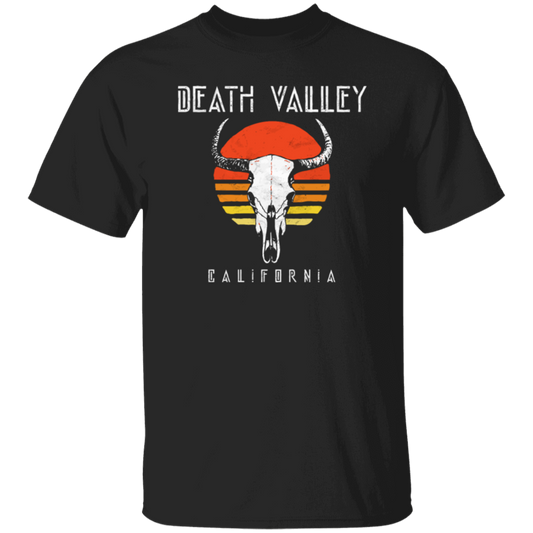 Death Valley National Park Retro Cattle Skull Grap