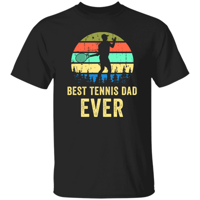 Tennis Dad, Retro Dad Tennis Gift, Vintage Tennis Unisex T-Shirt