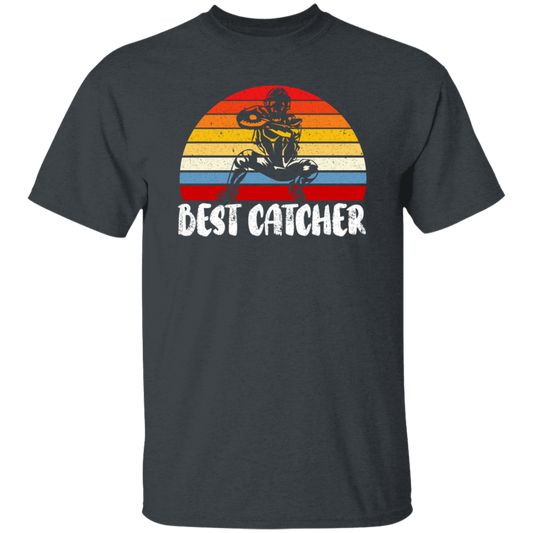 Baseball Catcher, Catcher Gift, Retro Catcher Gift, Love Retro Baseball, Catcher Vintage Unisex T-Shirt