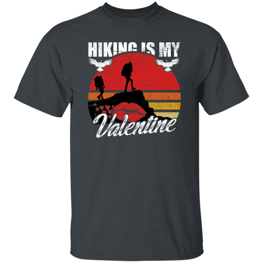 Hiking Is My Valentine Hiker Camper Retro Gift