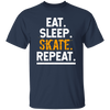 Eat Sleep Skate Repeat Skateboard Boarder Skater