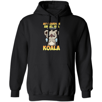 My Guardian Angel Is A Koala Angel Koalas With Cute Wings Retro Pullover Hoodie