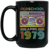 Birthday Gift April 1979, Love Cassette 1979 Black Mug