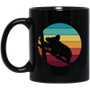 Shadow Of Cute Koalas Symbol Of Australia Fight To Wildlife Black Mug