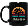 Joshua Park Love, Joshua Tree Retro Style, Love National Park, Best Vintage Black Mug