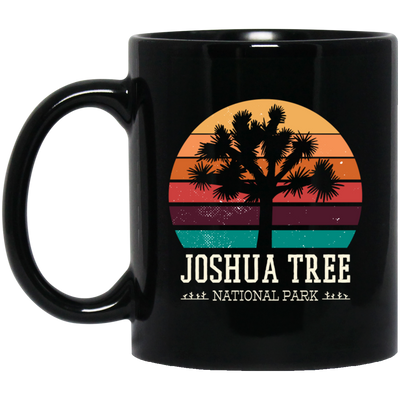 Joshua Park Love, Joshua Tree Retro Style, Love National Park, Best Vintage Black Mug