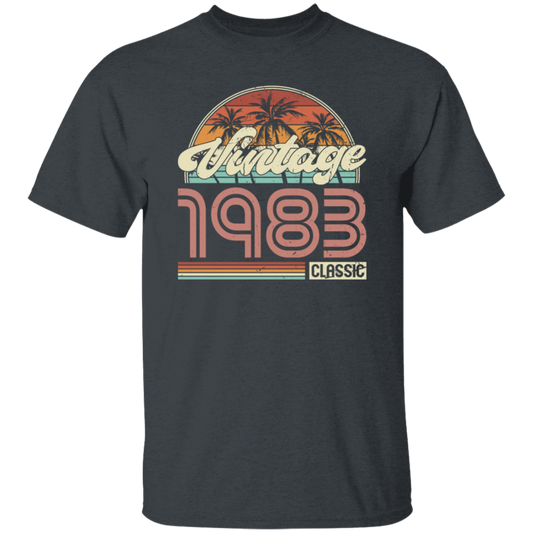 Tropical 1983, Vintage 1983 Classic, 1983 Retro Gift, Hawaii 1983