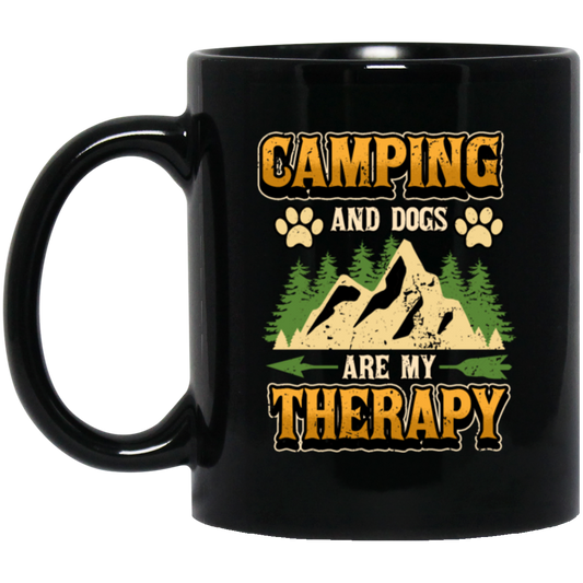 Funny Caravan Camping, Camper Dog Is My Therapy Saying Gift