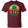 Funny Pi Day Shirt 3.14_ Pirish Vintage Irish