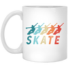 Skate Retro Skateboarding Gift, Skateboard