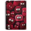 Cute Chenille Crimson Canvas, Hazo Cute, Cute Smiley Face Canvas