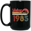 Born In 1985 Vintage 1985 Birthday Gift Black Mug