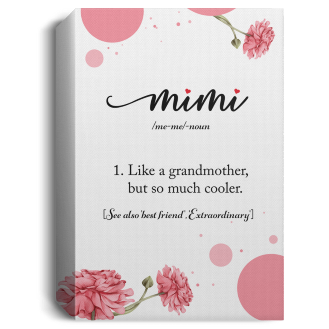 Mimi's Gift, Love Grandma, Best Gift For Mimi, Letter For Mimi CB119 Canvas