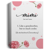 Mimi's Gift, Love Grandma, Best Gift For Mimi, Letter For Mimi CB119 Canvas