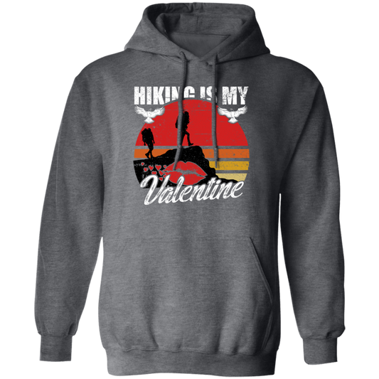 Hiking Is My Valentine Hiker Camper Retro Gift