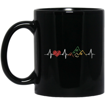 Love Mountain, Best Mountain, Love To Climb Mountain, My Climbing Team Black Mug