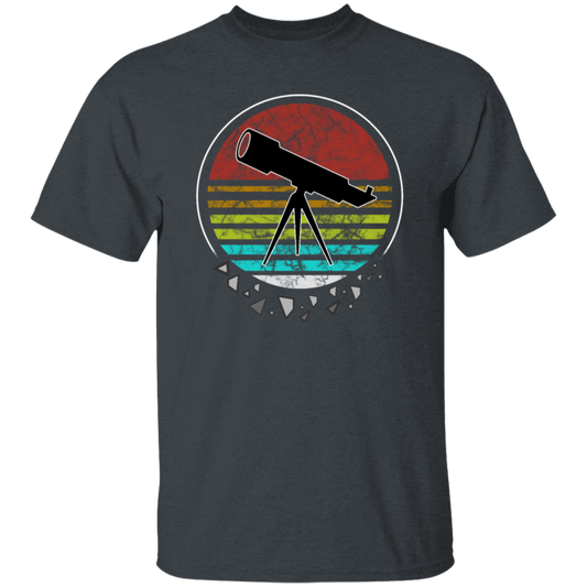 Retro Sonne Telescope Sky Astronomy Univers Unisex T-Shirt