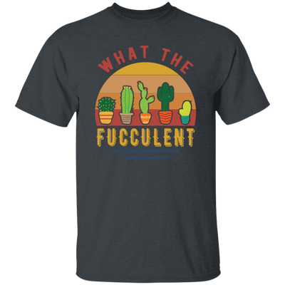 Retro What The Fucculent Succulents Cactus Plants