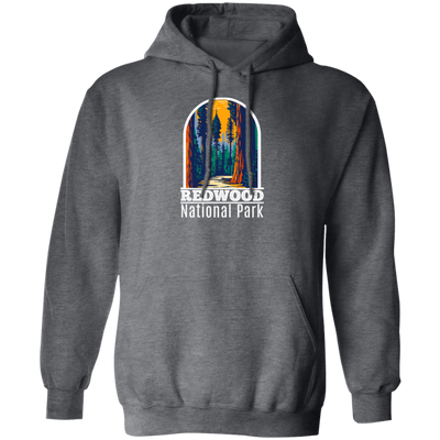 National Park Gift, Redwood Park Gift, Retro Redwood, Love National Parks Pullover Hoodie