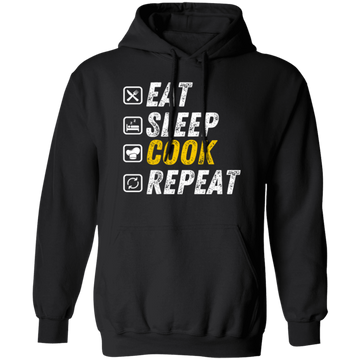 Eat Sleep Cook - Funny Grunge Cooking