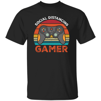 Retro Social Distancing Gamer - Funny Gamers Fun Gift