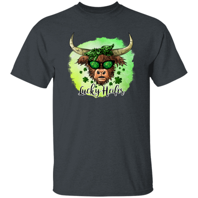 Bull Head Gift, Patricks Cow Lover, Lucky Heifer Gift, Bull And Shamrock Unisex T-Shirt