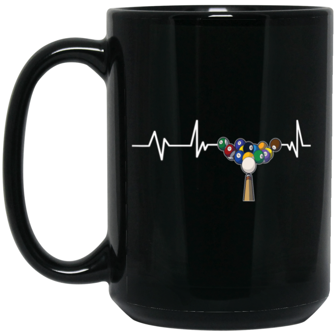 Funny Billiard Heartbeat, Cool Billiard Gift Billiard Fan
