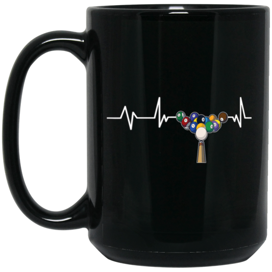 Funny Billiard Heartbeat, Cool Billiard Gift Billiard Fan