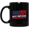 Best papi ever Vintage, American US Flag Grandpa