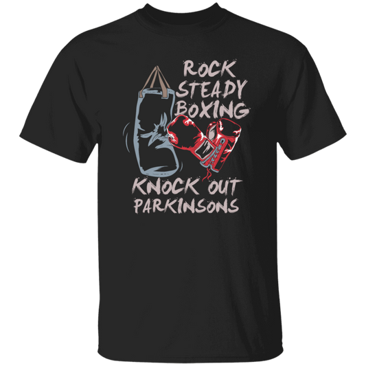 Parkinsons Fighter Rock Steady Boxing Knock Out Sporty Stronger Unisex T-Shirt