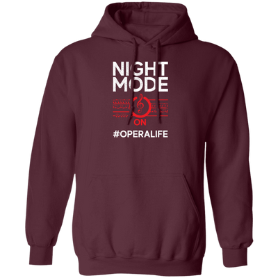 Music Lover, Night Mode On Opera Life, Singer Gift, Vocalist Best Love Pullover Hoodie