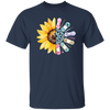 Sunflower Lover, Pretty Sunflower Crocheting Knitting For Women, Love Knitter Unisex T-Shirt