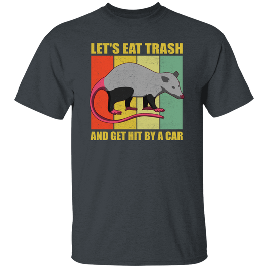 Retro Opossum Let's Eat Trash Unisex T-Shirt